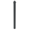 Dekorativ puller | st�lr�r � 102 mm | fastmonteret, til indst�bning i beton med jordanker, samlet l�ngde ca. 1300 mm | med 2 �jer